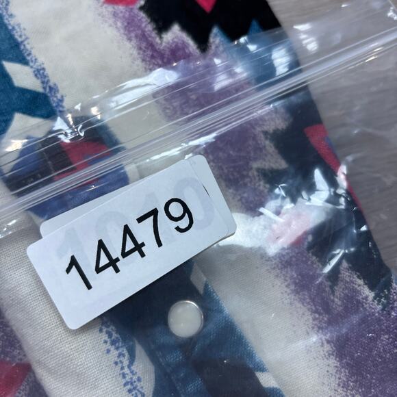 Vintage Wrangler Aztec Southwest Button Up Shirt X Long Tails Men's XL - Picture 9 of 9